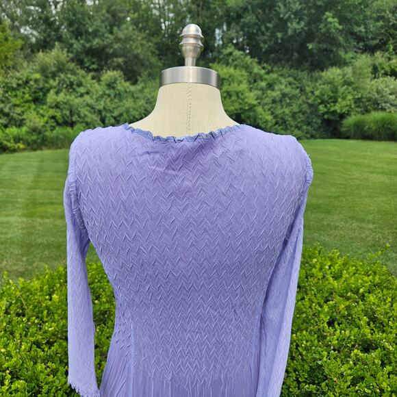 Komarov Beaded V-Neck Charmeuse Maxi Dress - Picture 6 of 10